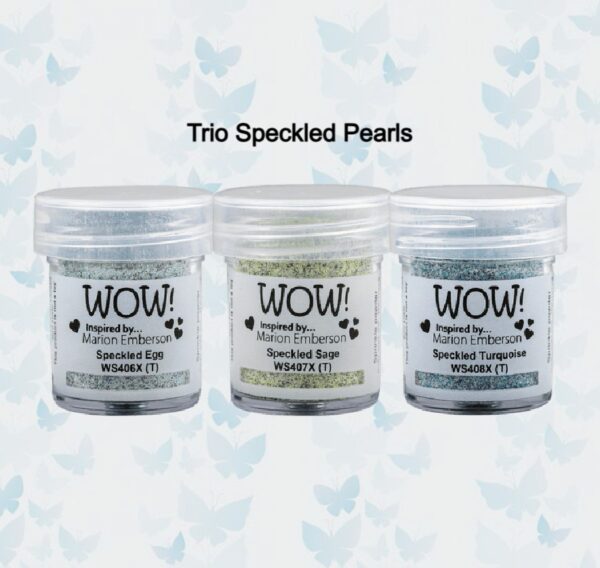 WoW! Embossing Poeder Trio's Set - Speckled Pearl by Marion WOWKT096