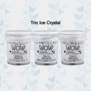 WoW! Embossing Poeder Trio's Set - Ice Crystal by Marion WOWKT097