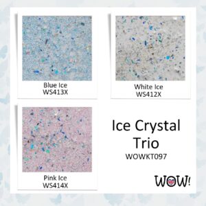 WoW! Embossing Poeder Trio's Set - Ice Crystal by Marion WOWKT097