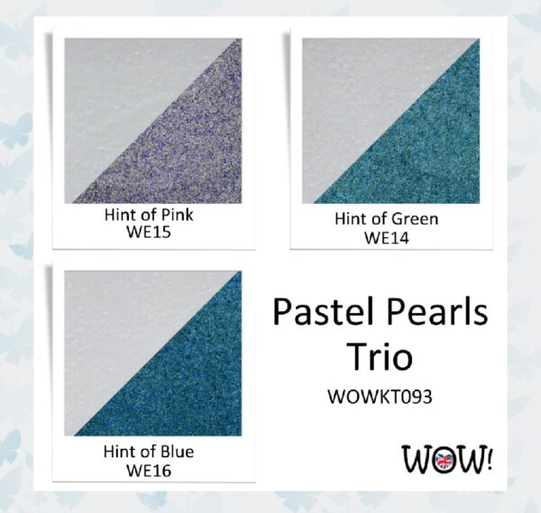 WoW! Embossing Poeder Trio's Set - Pastel Pearls WOWKT0093