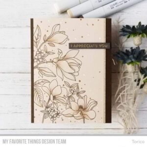 Floral Focus Clear Stamps (CS-406)