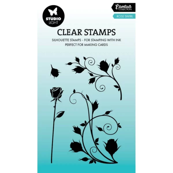 Studio Light Clear Stamp Rose swirl Essentials nr.705 SL-ES-STAMP705